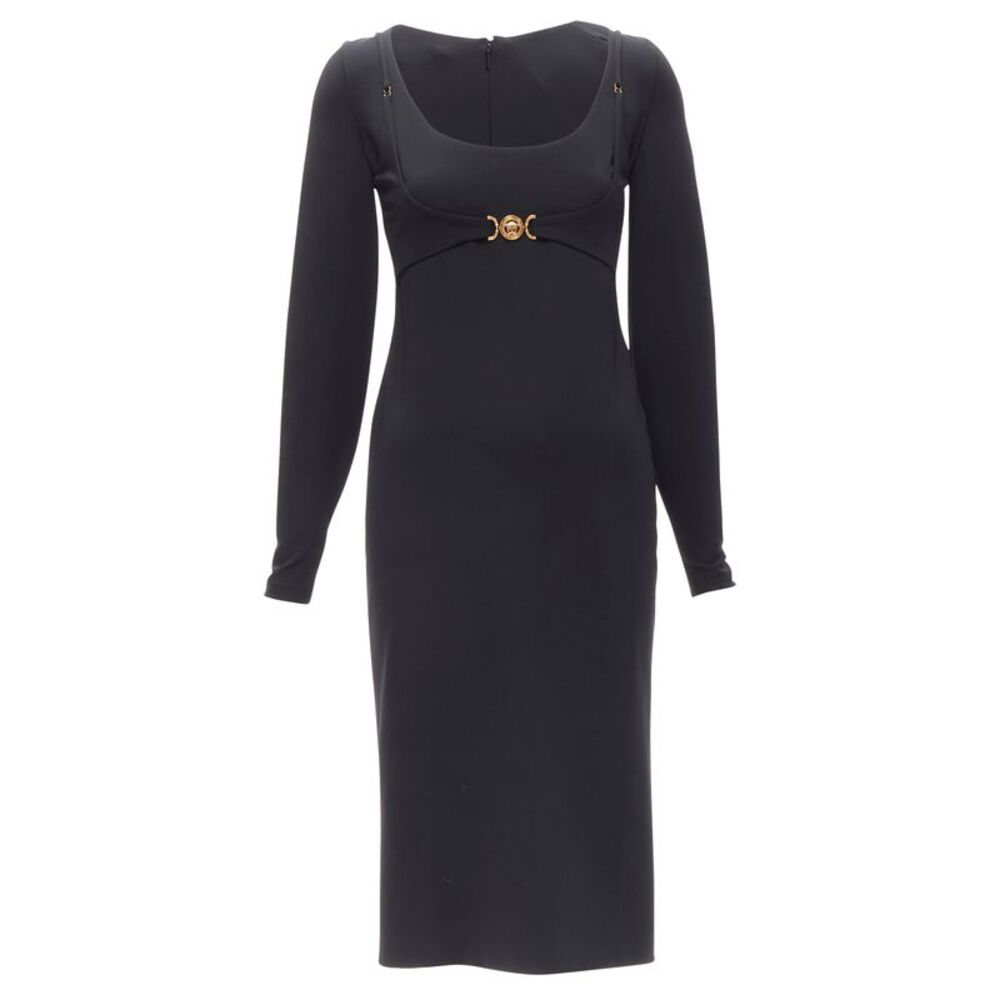Versace 2021 Tresor De La Mer Harness Dress